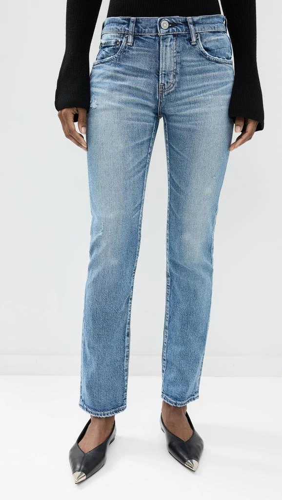 MOUSSY VINTAGE Linden Slim Straight Jeans 6