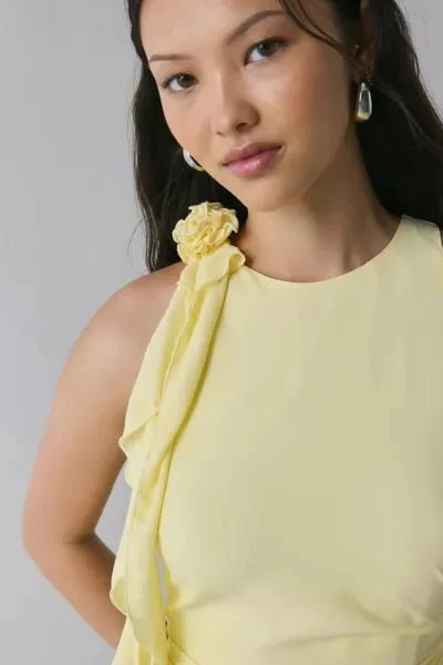 Bardot Bardot Ivana Rosette Cascading Ruffle Georgette Mini Dress 2