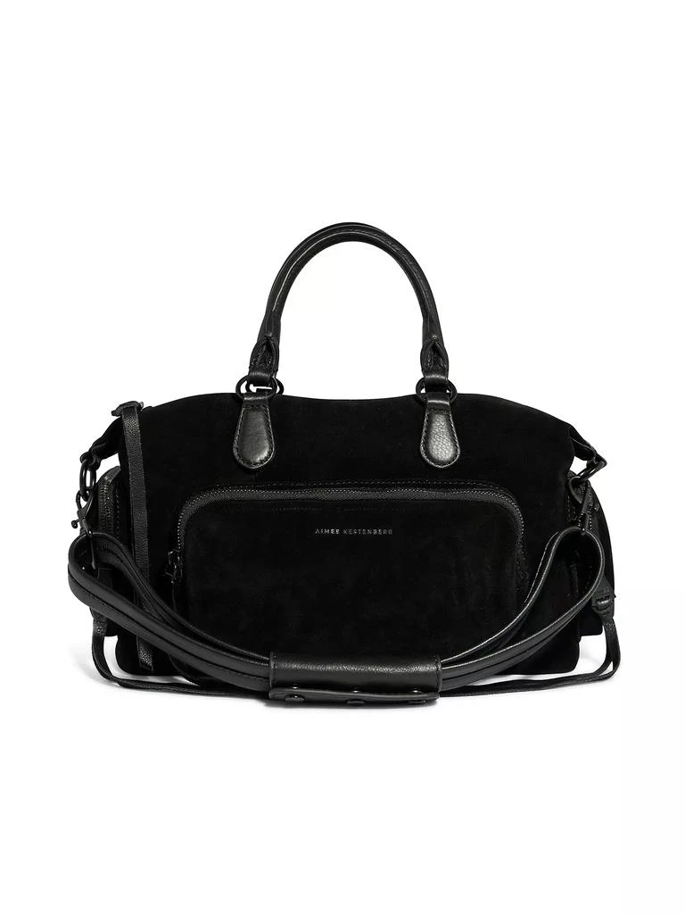 Aimee Kestenberg Away We Go Suede Satchel Bag 1