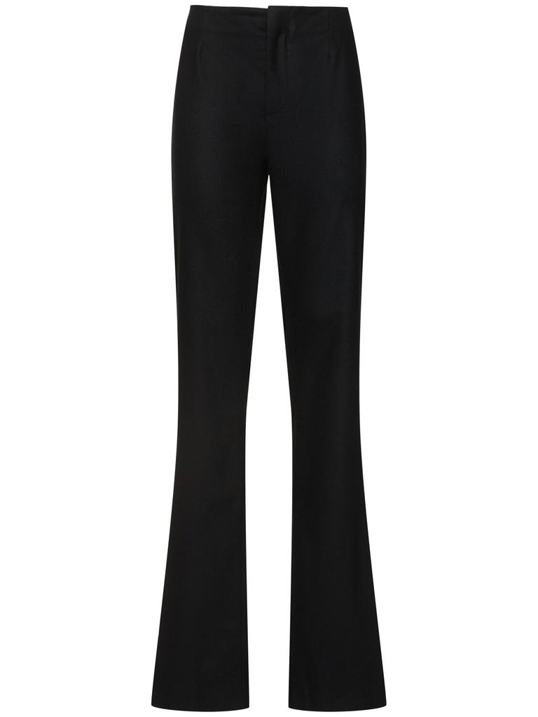 The Frankie Shop Morrison Stretch Wool Straight Pants