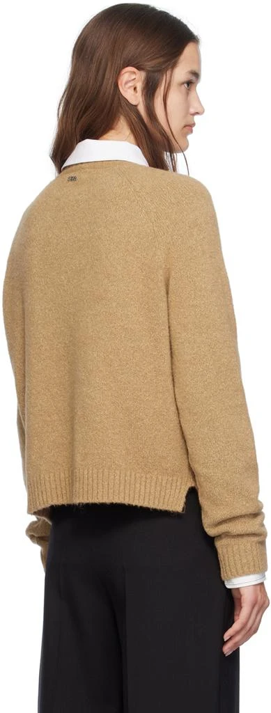 Hugo Boss Beige Crewneck Stretch Sweater 3