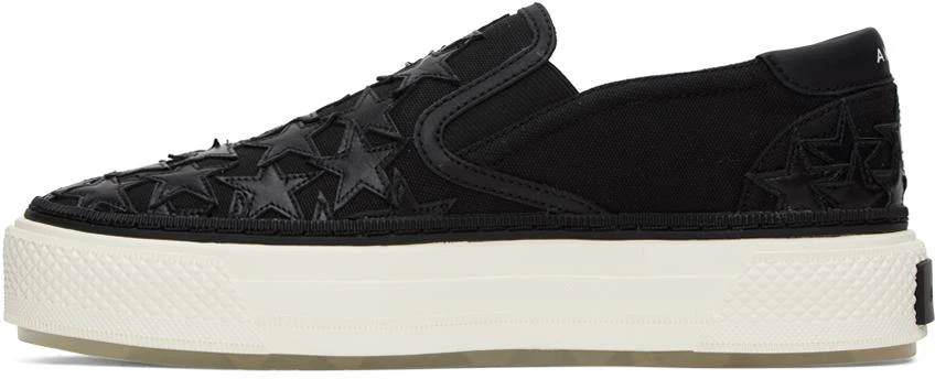 AMIRI Black Stars Court Slip-On Sneakers 3