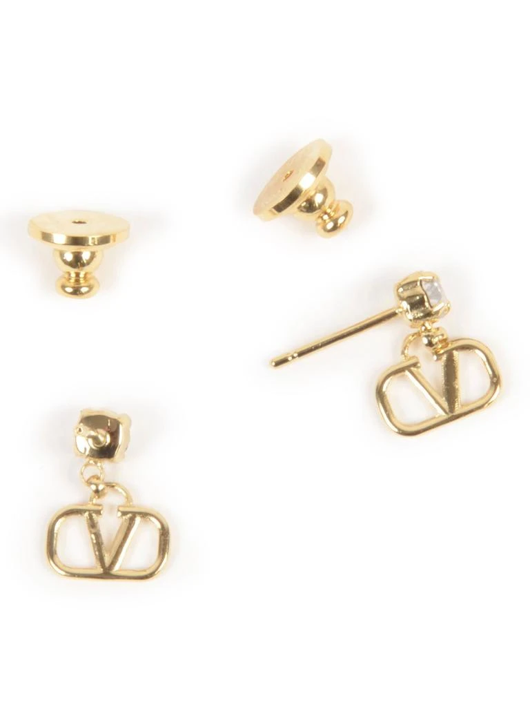 Valentino Valentino VLogo Signature Embellished Drop Earrings 3