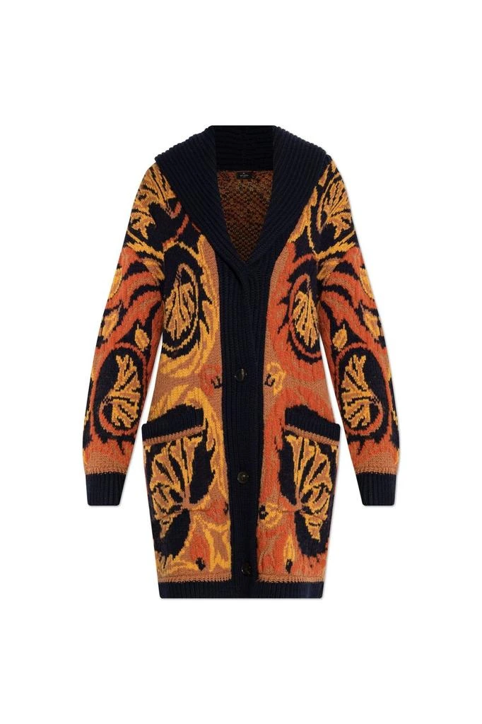 ETRO Etro Floral-Pattern Knitted Cardigan 1