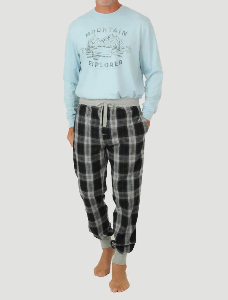 True Grit Mountain Check Flannel Joggers 1