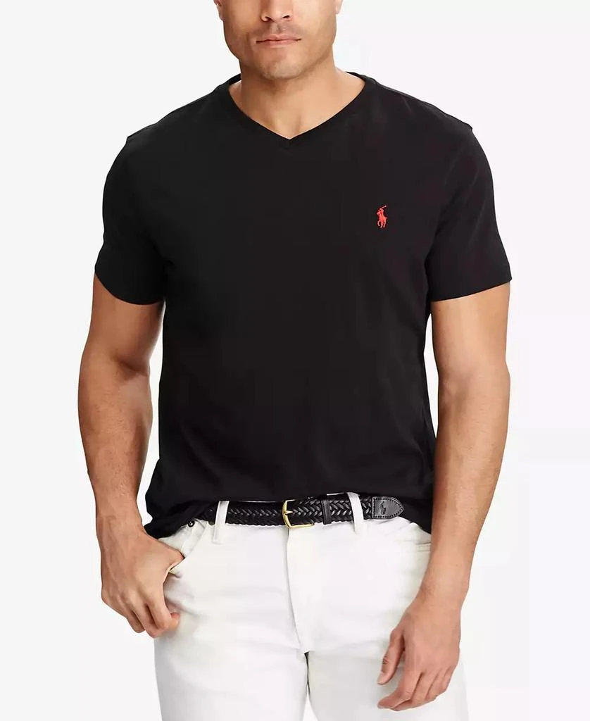 Ralph Lauren Men's Big & Tall Classic Fit V-Neck T-Shirt 1