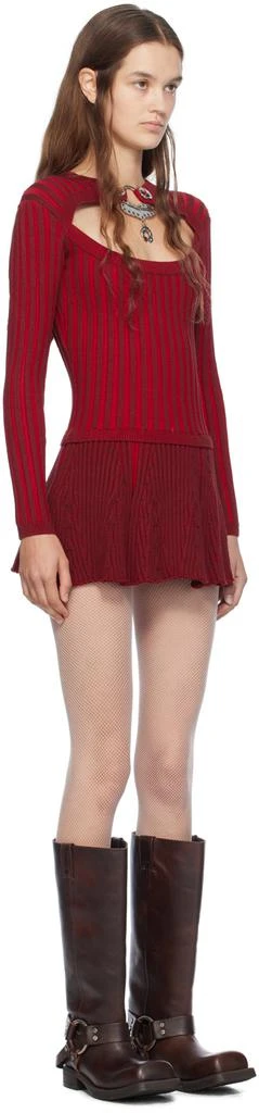 CHOPOVA LOWENA Red Patsy Minidress 2