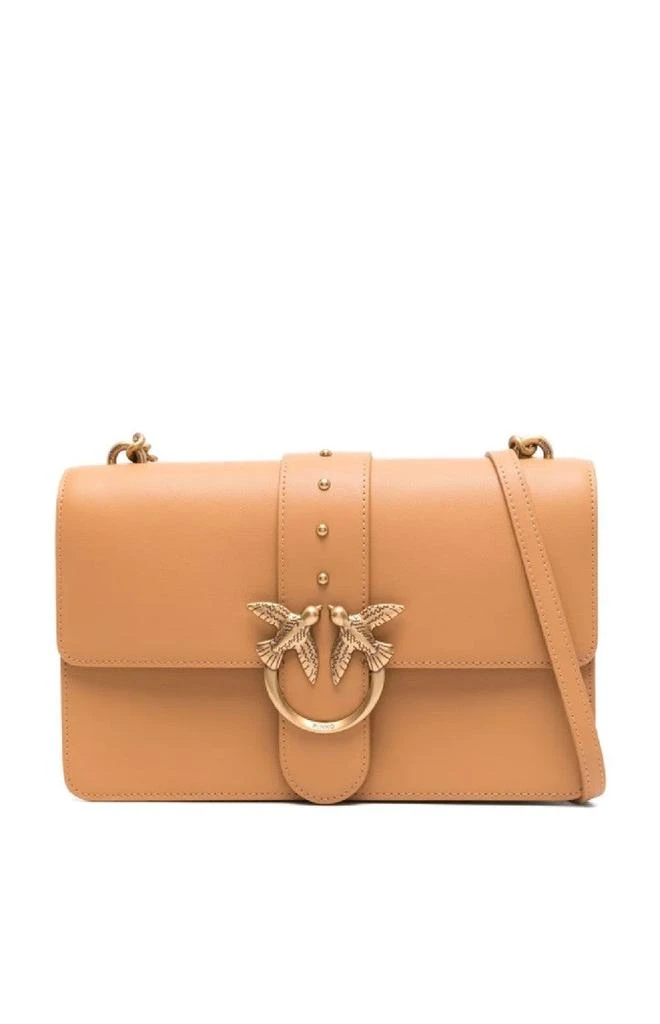 PINKO Love One Classic Leather Shoulder Bag 1