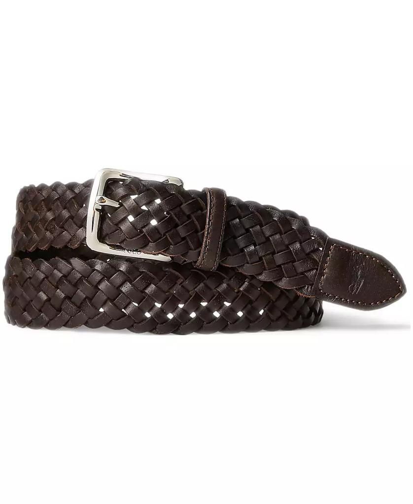 Ralph Lauren Men's Braided Vachetta Leather Belt