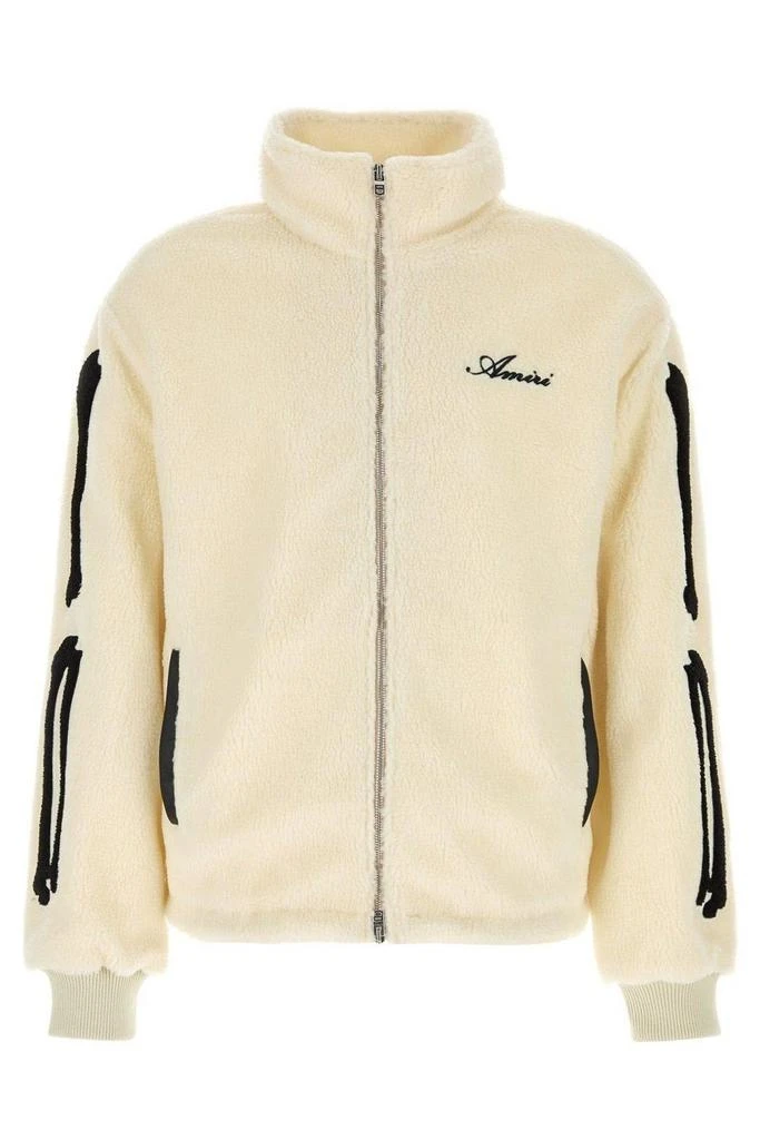 AMIRI Logo Embroidered Zipped Jacket 1