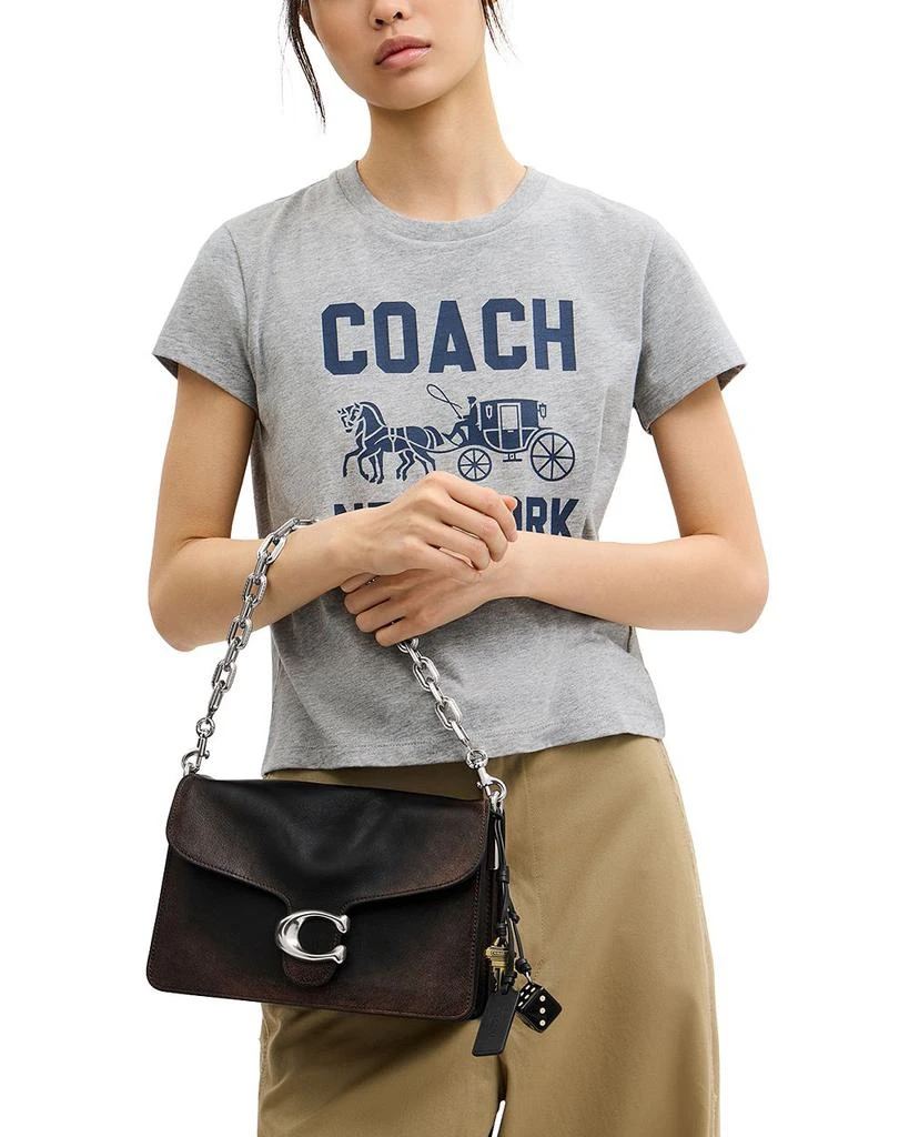 Coach Chain Tabby Shoulder Bag In Loved Leather 5