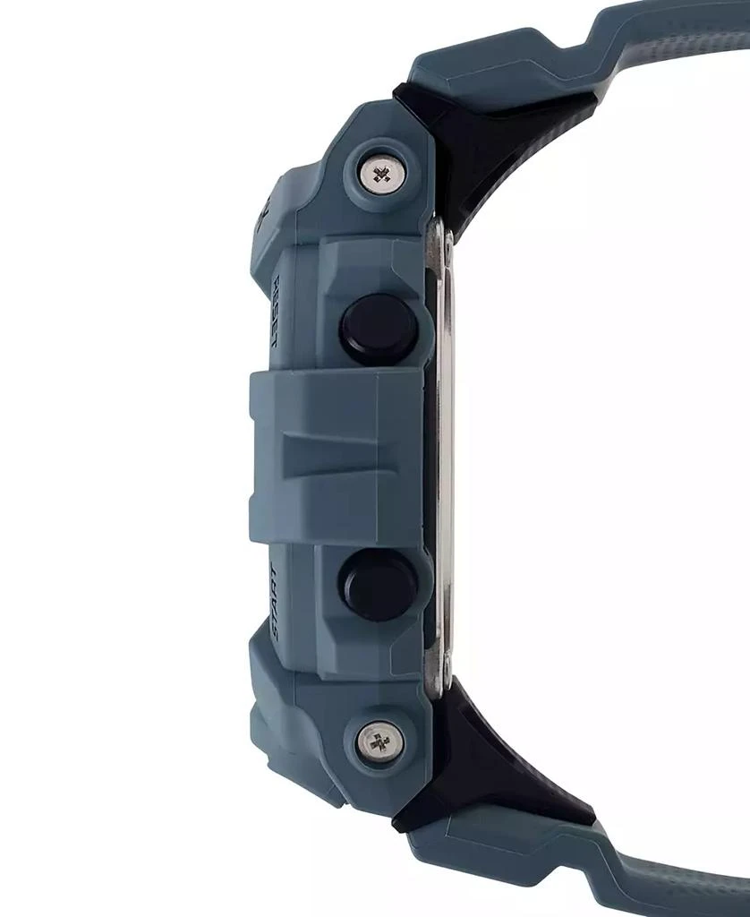 G-Shock Men's Analog Digital Step Tracker Gray-Blue Resin Strap Watch 48.6mm 2