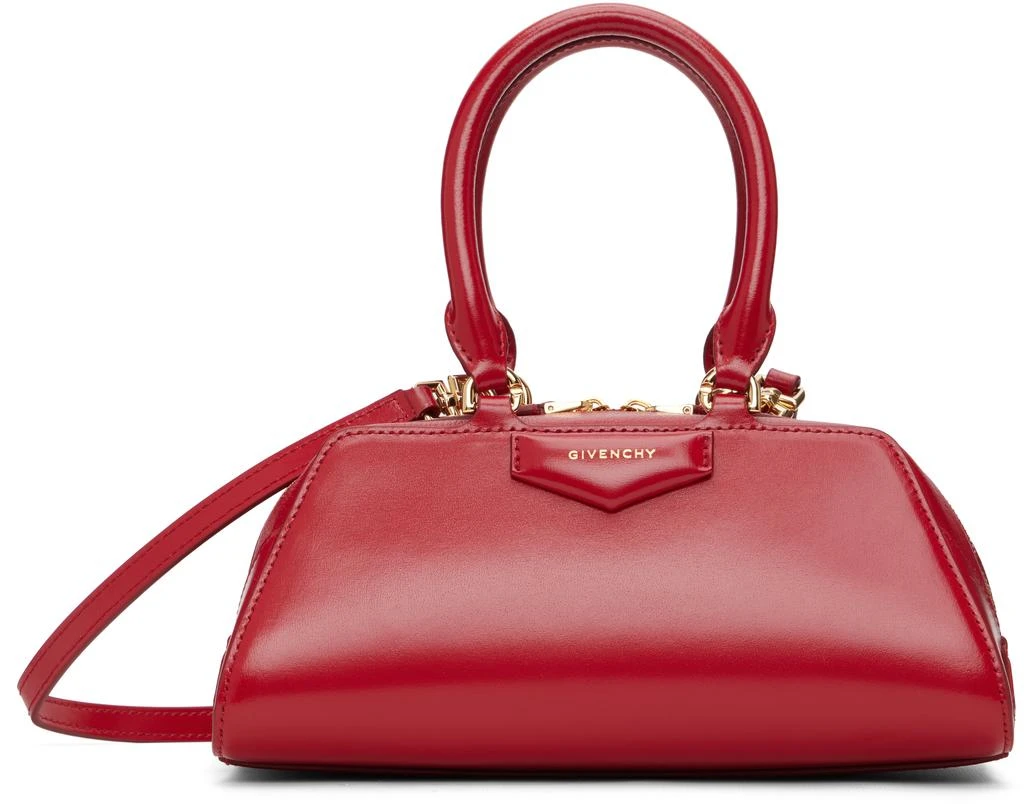 Givenchy Red Mini Antigona East-West Bag 1