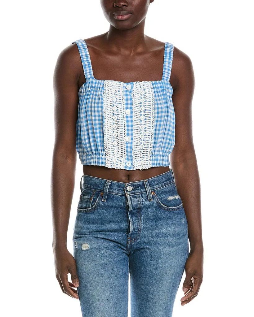 Roller Rabbit Gingham Miley Top 1