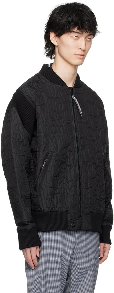Vivienne Westwood Black Stripped Cyclist Bomber Jacket 2