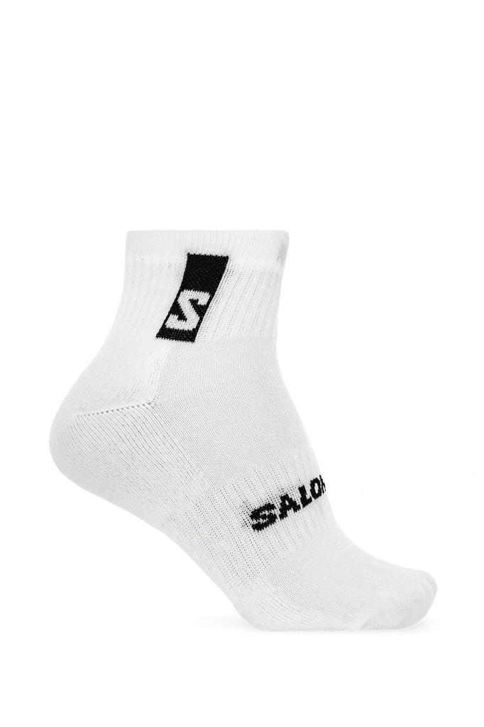 Salomon Salomon Logo Intarsia Three Pack Of Socks