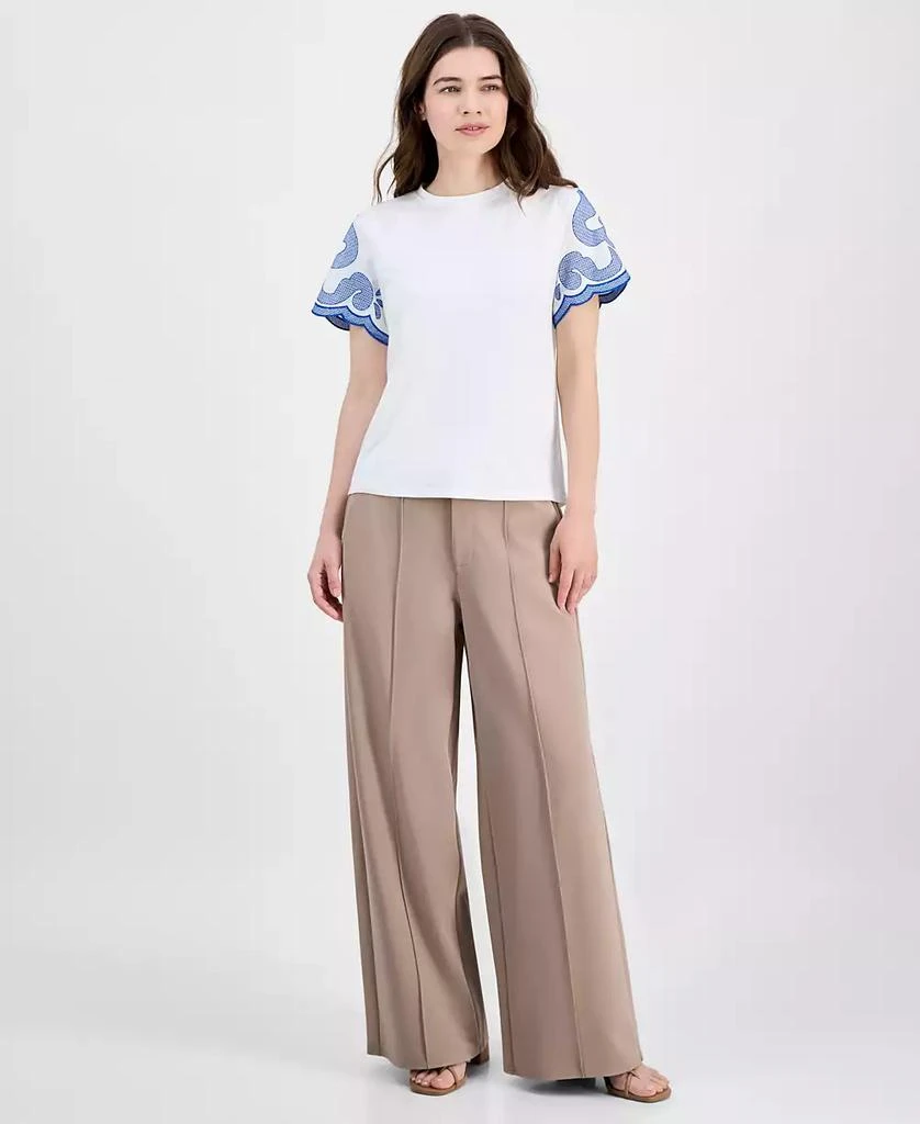 Tahari Women's Printed Short-Sleeve Top 2