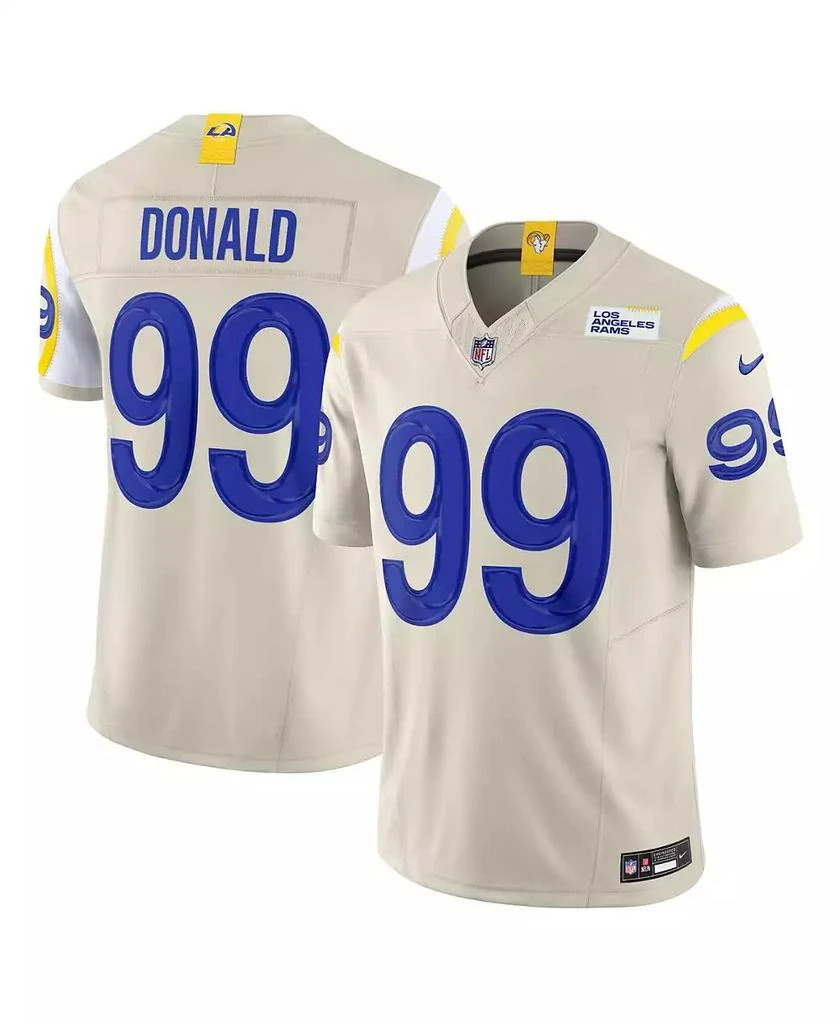 NIKE Men's Aaron Donald Bone Los Angeles Rams Alternate Vapor F.U.S.E. Limited Jersey 1