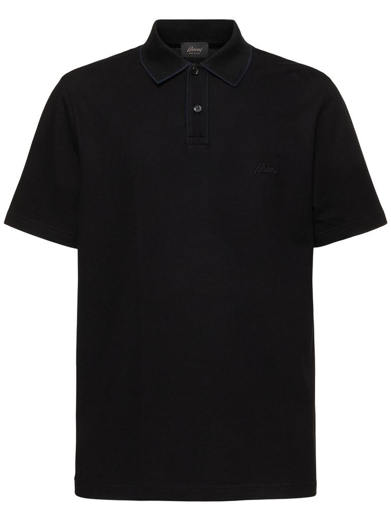 Brioni Cotton Piquet Polo