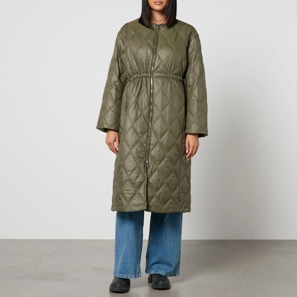 Ganni Quilted Nylon Coat 2