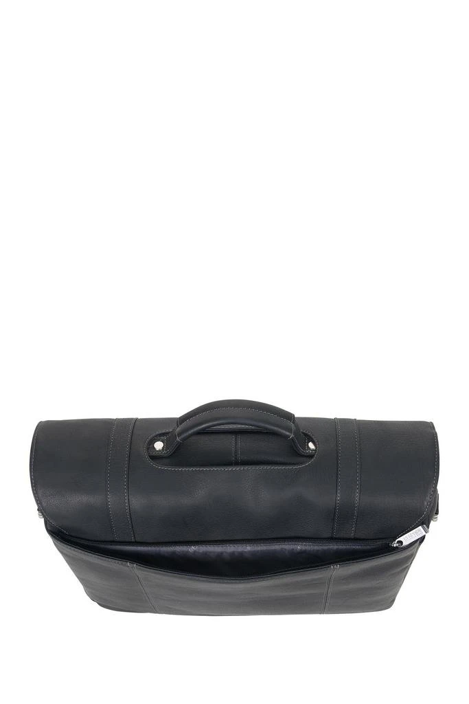 Kenneth Cole Double Gusset Flapover Colombian Leather Laptop Bag 6