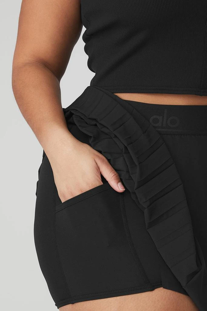 Alo Yoga Aces Tennis Skirt - Black 10