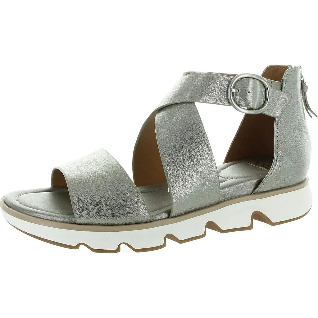 Söfft Mackenna Womens Criss-Cross Metallic Gladiator Sandals 1