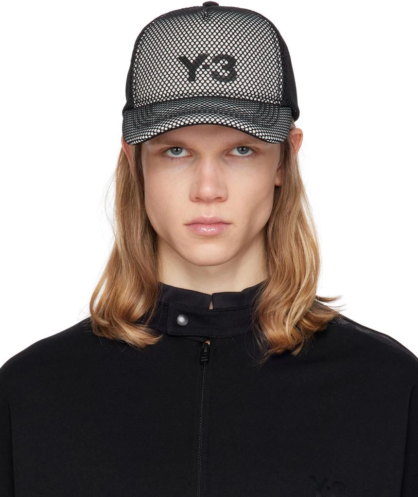 Y-3 Off-White & Black Trucker Cap 1
