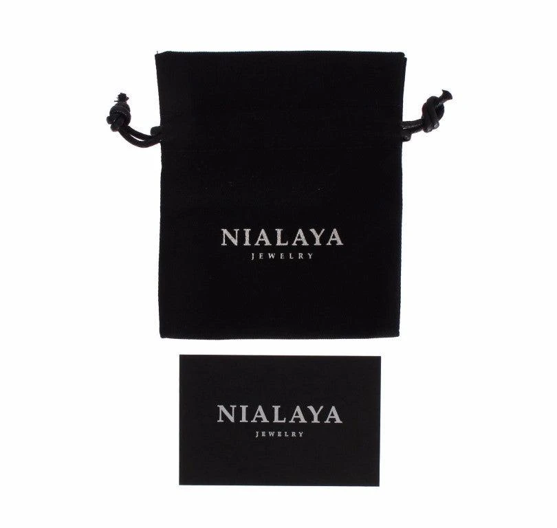 Nialaya Crystal 925 Bangle Women's Bracelet 6