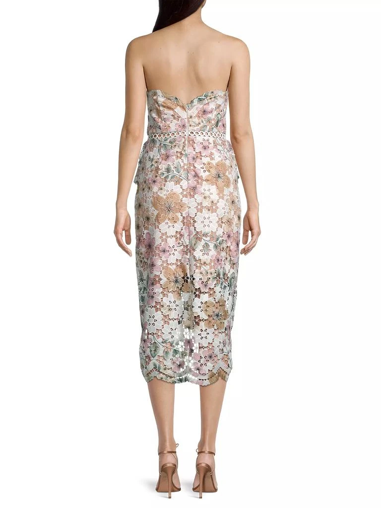 Elliatt Times Peplum Lace Midi-Dress 5