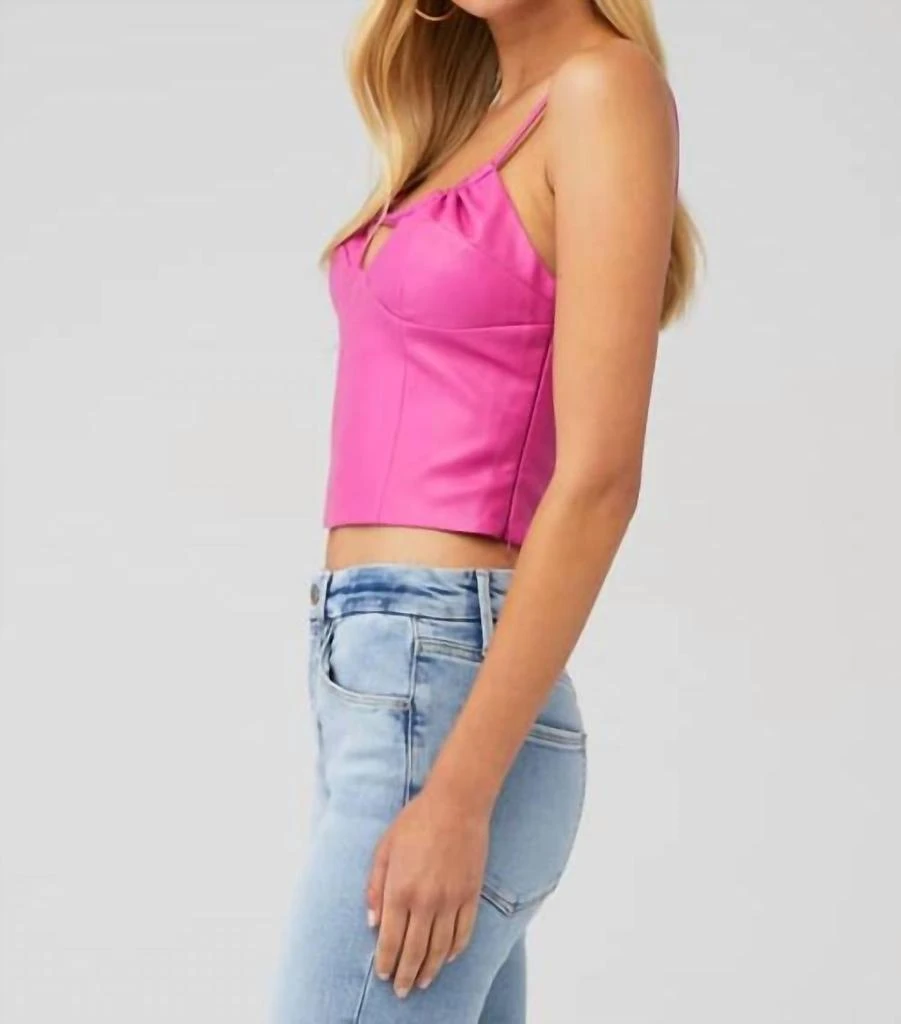 Wayf Wayf - Faux Leather Cami Top 3