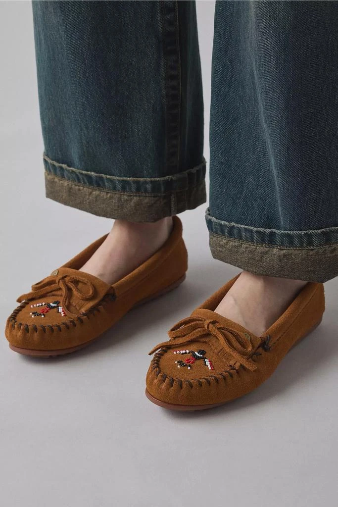 Minnetonka Minnetonka Thunderbird Animikii Suede Moccasin