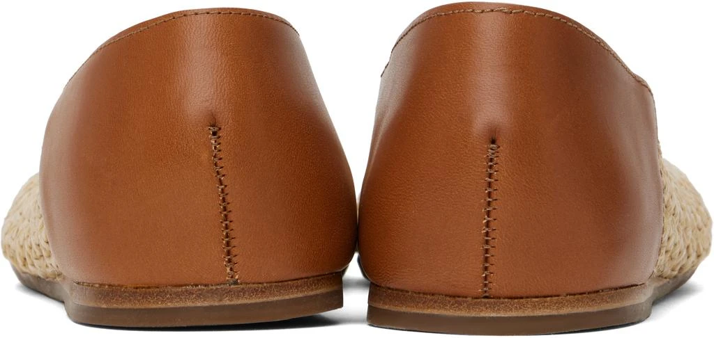 ANCIENT GREEK SANDALS Beige & Tan Aeropi Ballerina Flats 2