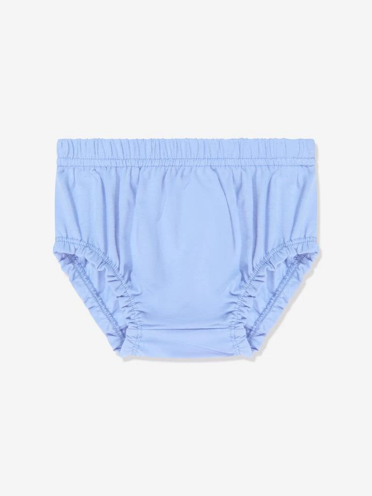 GUESS Guess Baby Girls Mixed Fabric Dress in Blue 4