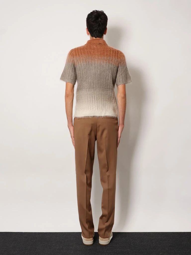 Fendi Dégradé mohair and wool polo shirt 3