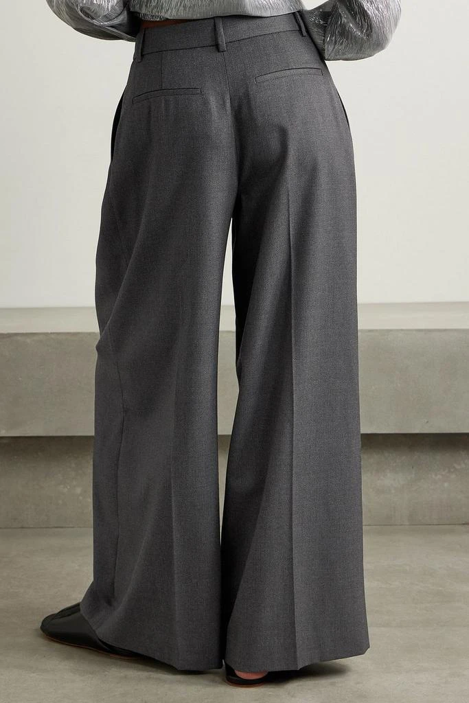 Partow Rhett pleated wool-twill wide-leg pants 3