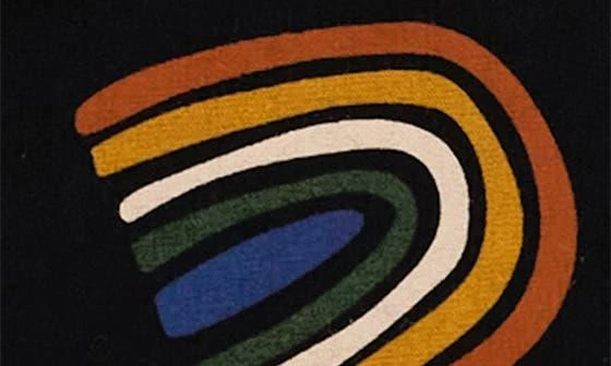 Kyte BABY Rust Rainbow On Midnight Baby Blanket 2