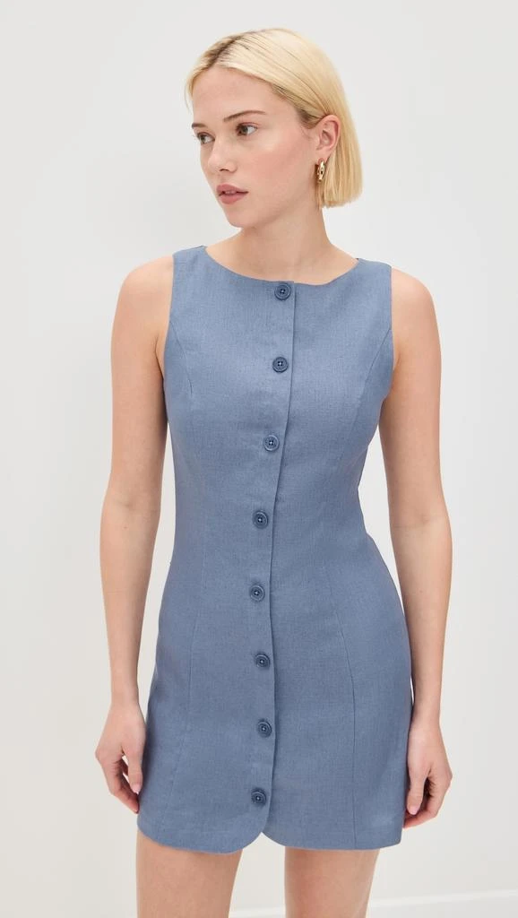 Reformation Zarae Linen Dress 6