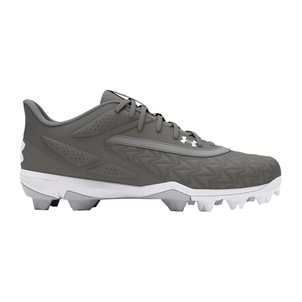 Under Armour Leadoff Low RM 3.0 Baseball Cleat Grey / Grey / White  3027447-101 Men's 1