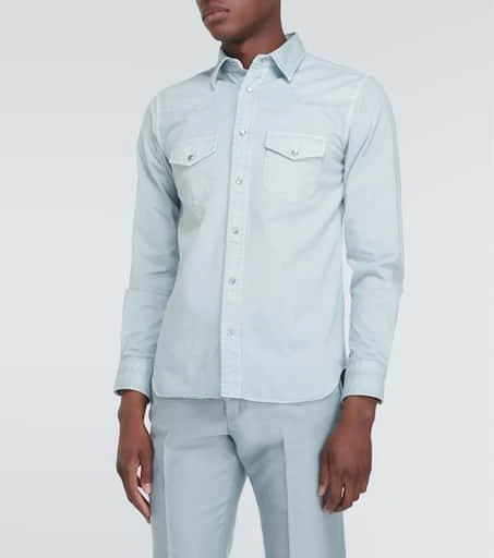 Tom Ford Cotton twill Western shirt 3