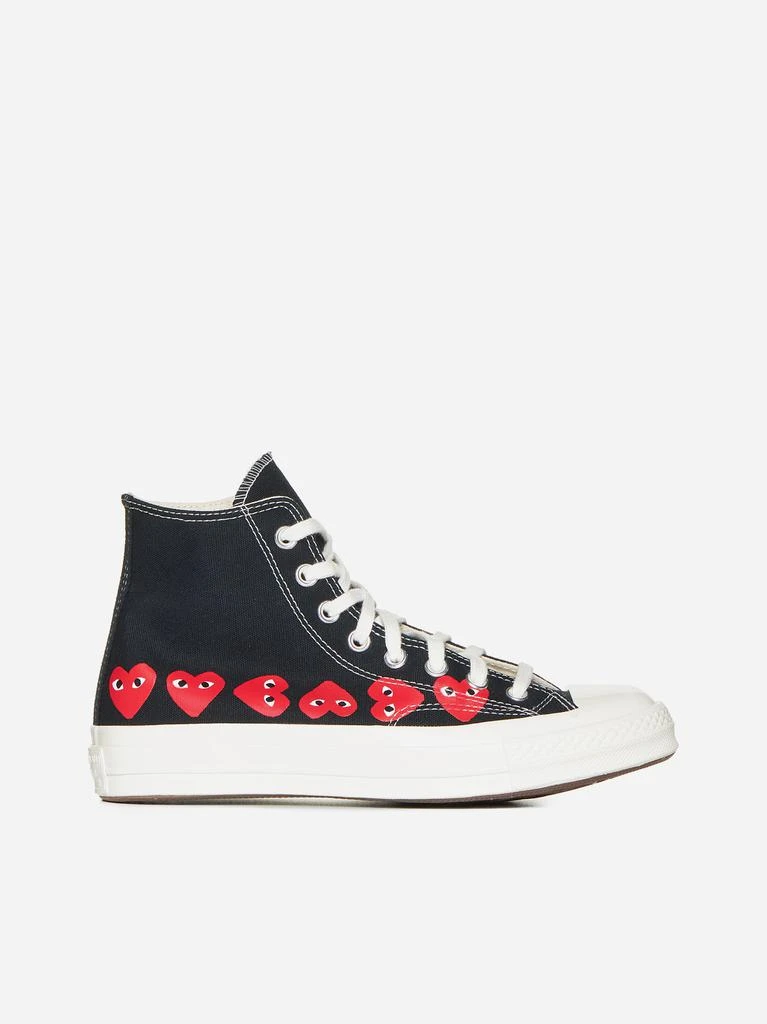 COMME DES GARCONS PLAY x Converse canvas high-top sneakers 1