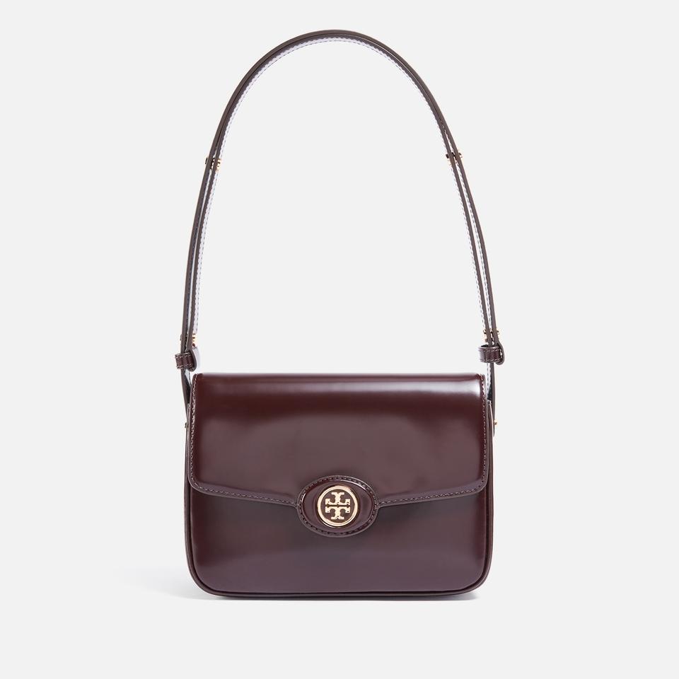 Tory Burch Tory Burch Robinson Spazzolato Convertible Leather Shoulder Bag
