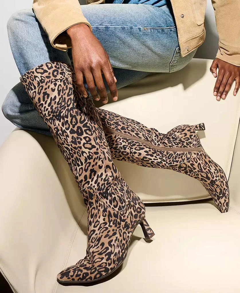 womens extra wide calf dress boots Slouchy Platform for Women Leather High Heels Boots Fashion Casual Leather Buckles Pull on Winter Fall Tall Boots Choose from oxblood or black to wear out with friends or to your next concert Naturalizer Deesha- Extra Wide Calf