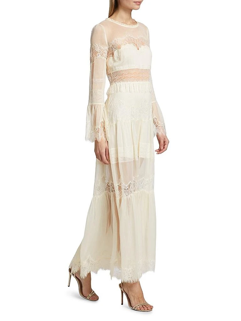 LOVESHACKFANCY Rosney Chiffon Maxi Dress 4