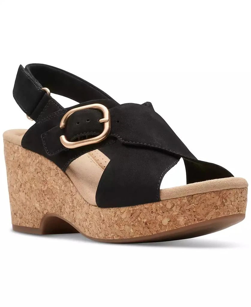 Clarks Women's Giselle Dove Wedge Sandals 1