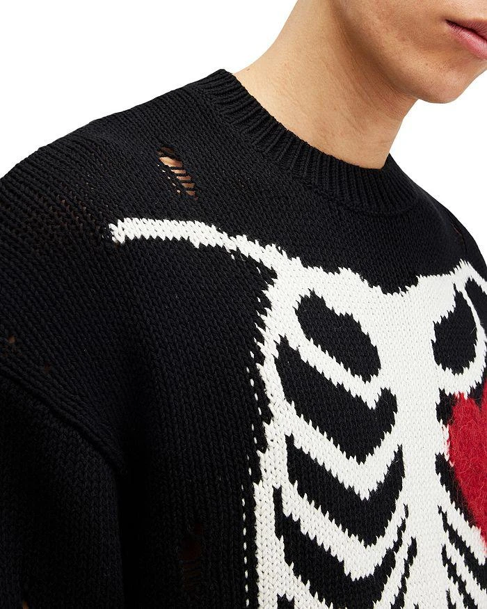 ALL SAINTS Heartcage Cotton Oversized Fit Sweater 5