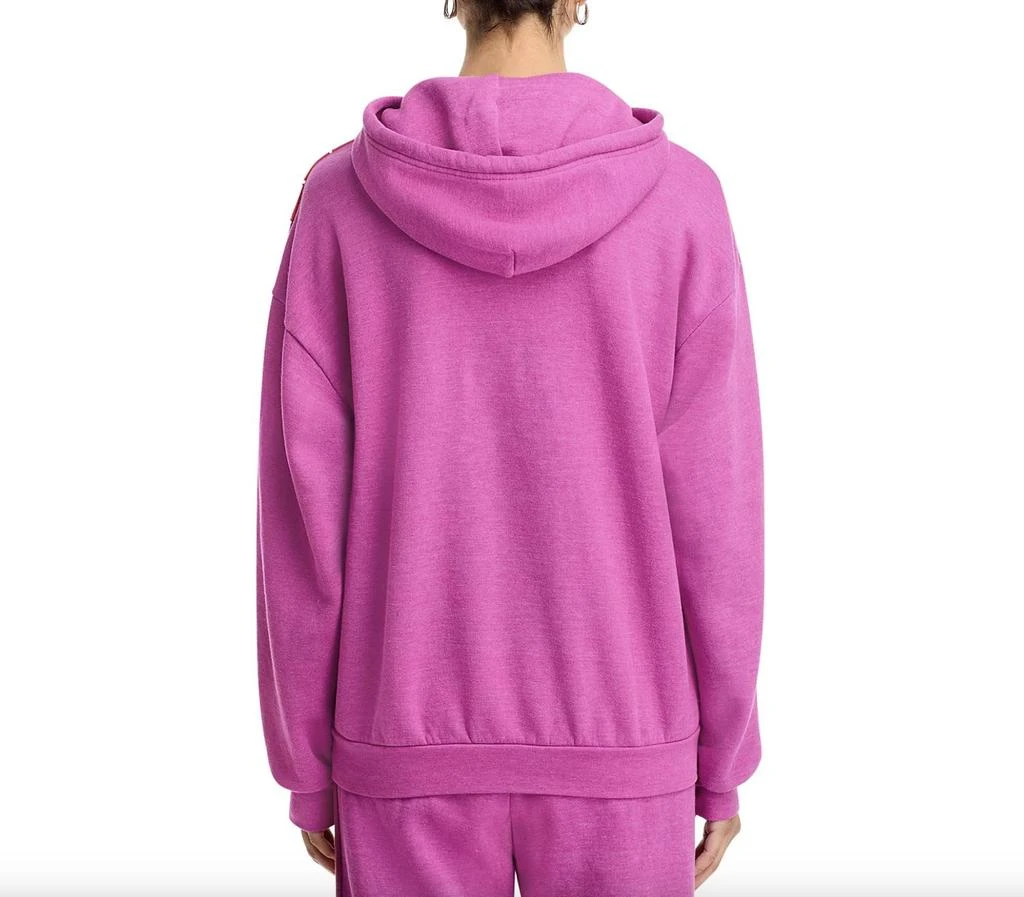 AVIATOR NATION Wave Pullover Hoodie In Magenta 2