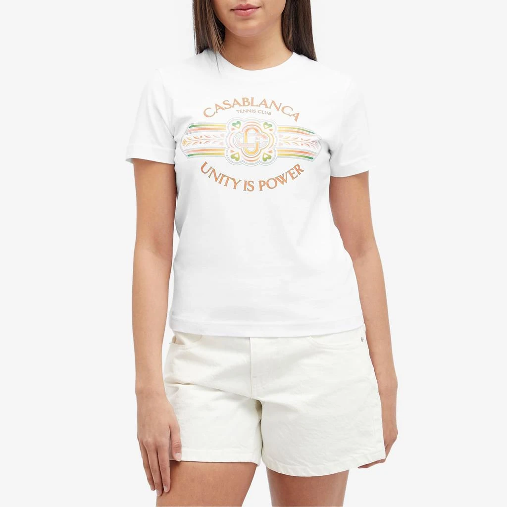 Casablanca Casablanca Unity Power Printed Fitted T-Shirt 2