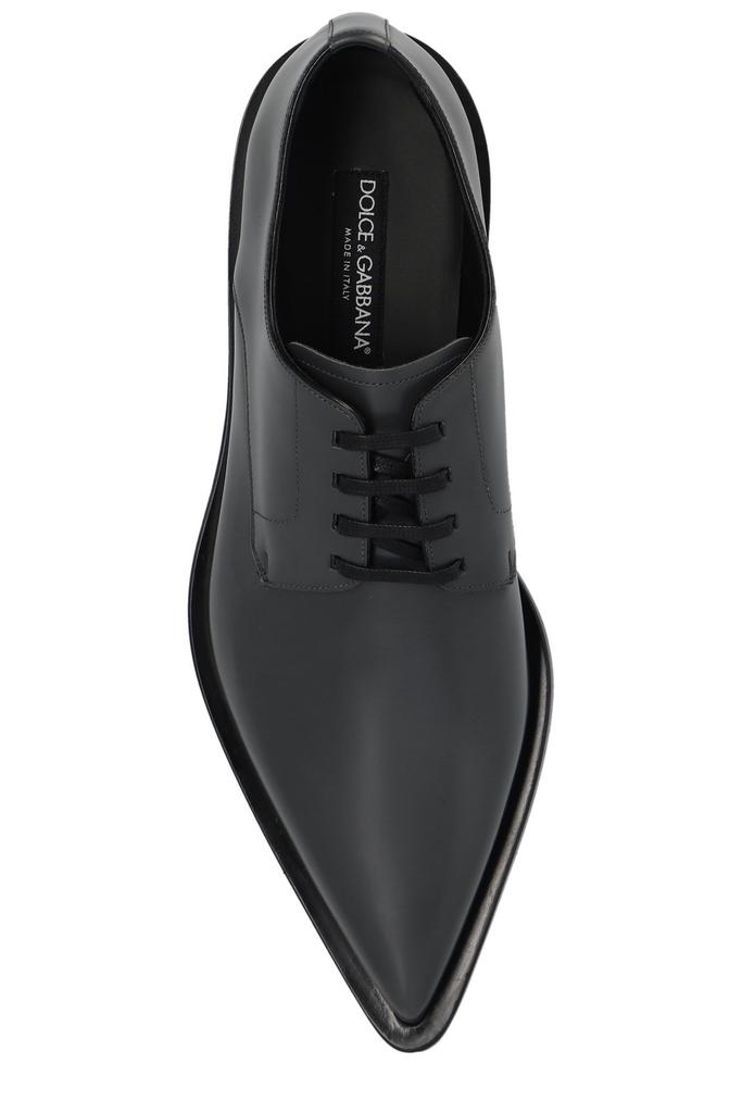 靴 dolce & gabbana pointed toe lace up shoe dolce & gabbana pointed toe lace up shoe