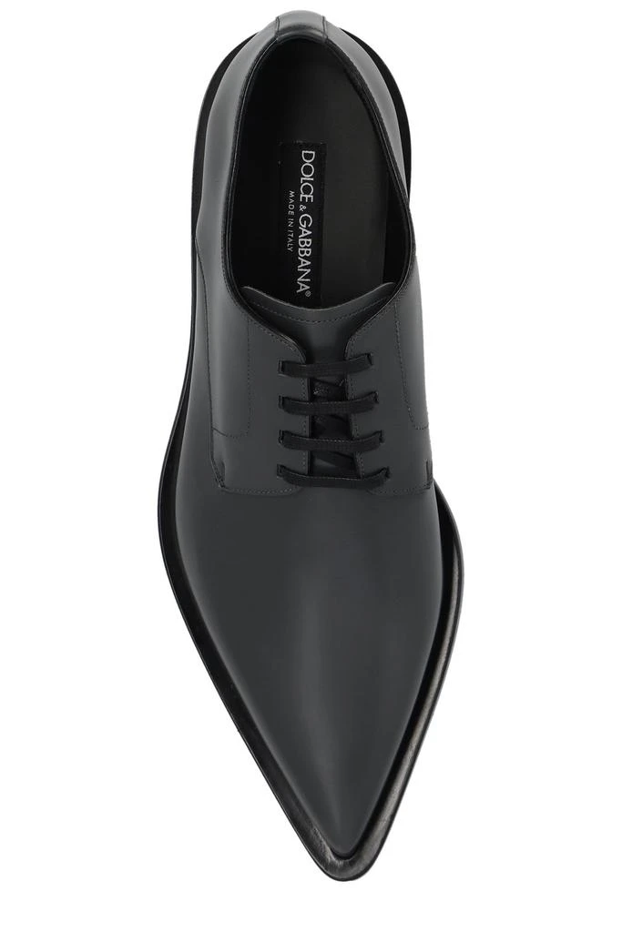 Dolce & Gabbana Dolce & Gabbana Pointed-Toe Derby Shoes 4